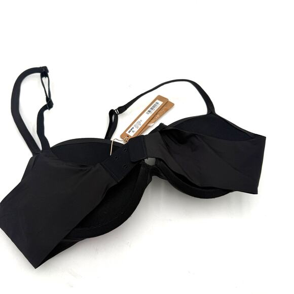 Skims Ultimate Push-Up Plunge Black Onyx Bra New With Tags Size 34B - Picture 3 of 4
